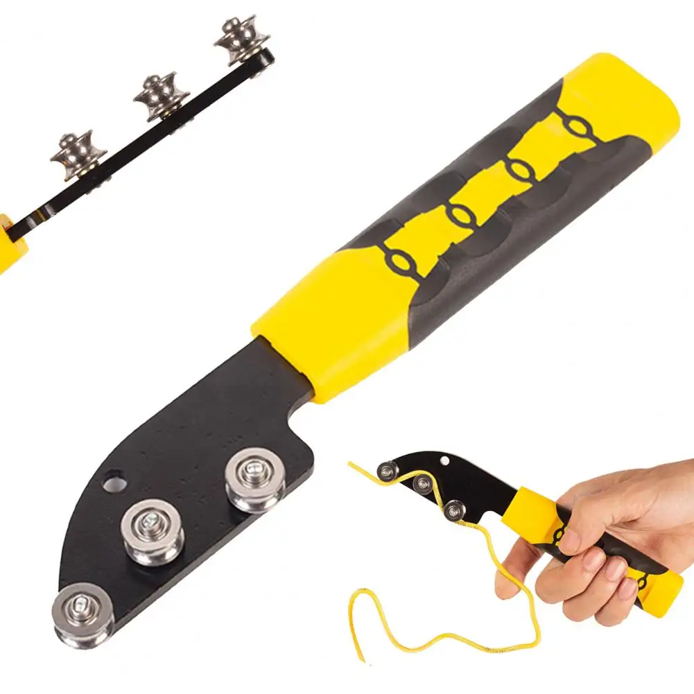 Cable Straightening Tool Wire Straightener Tool Adjustable Metal Wire Wrapping Device Portable Electrical Box for Aluminum