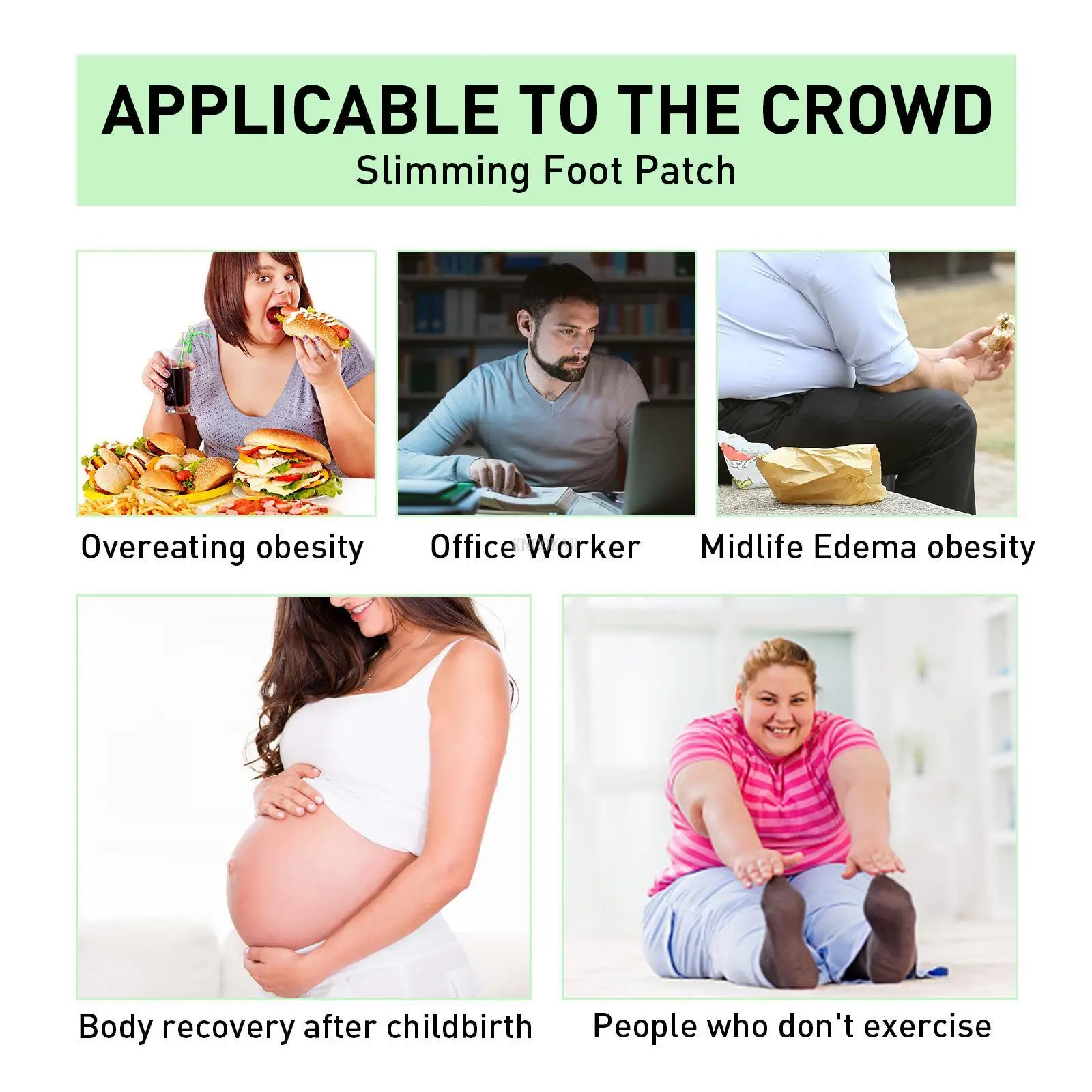 20 Pcs Cleanse Detox Foot Patches Lavender Slimming Pads For Pain Relief & Stress Deep Sleep & Remove Body Toxins Weight Loss