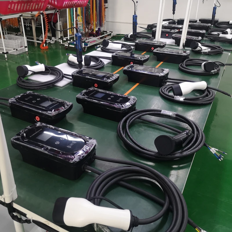 

Однофазная зарядная станция переменного тока 7–22 кВт, настенная зарядная станция, бытовое автомобильное зарядное устройство, общественная зарядка электромобиля, 32 ГБ/тип 2