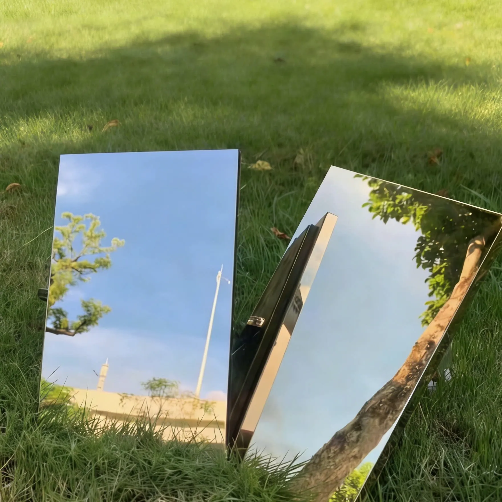High Reflective 86% Mirror Surface Aluminum Sheet DIY Mirror Aluminum Plate Custom Cut for Decoration Lighting