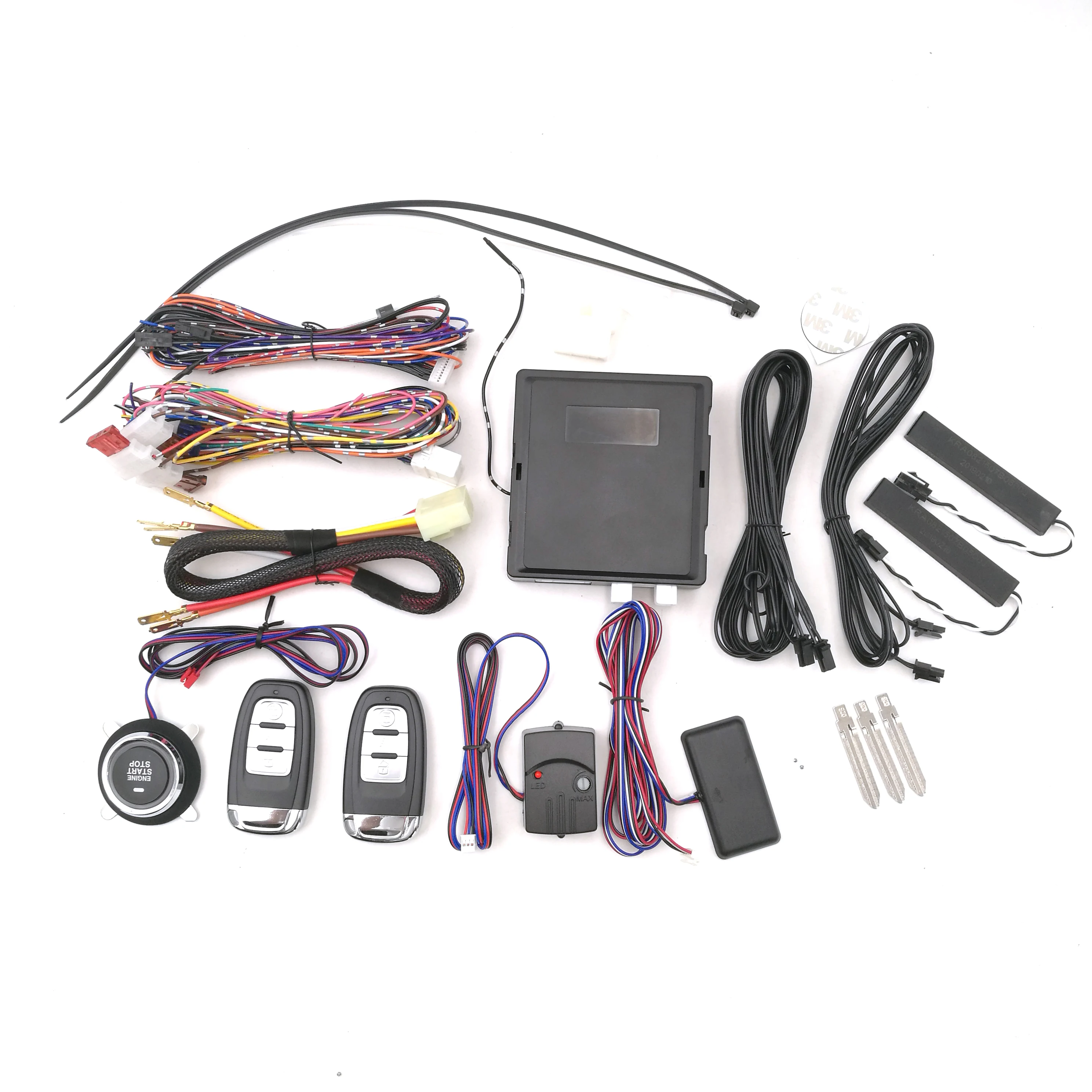 DLS-4G GPS Alarm PKE System Push To Start Stop/Keyless Start Stop Proximity Sensing