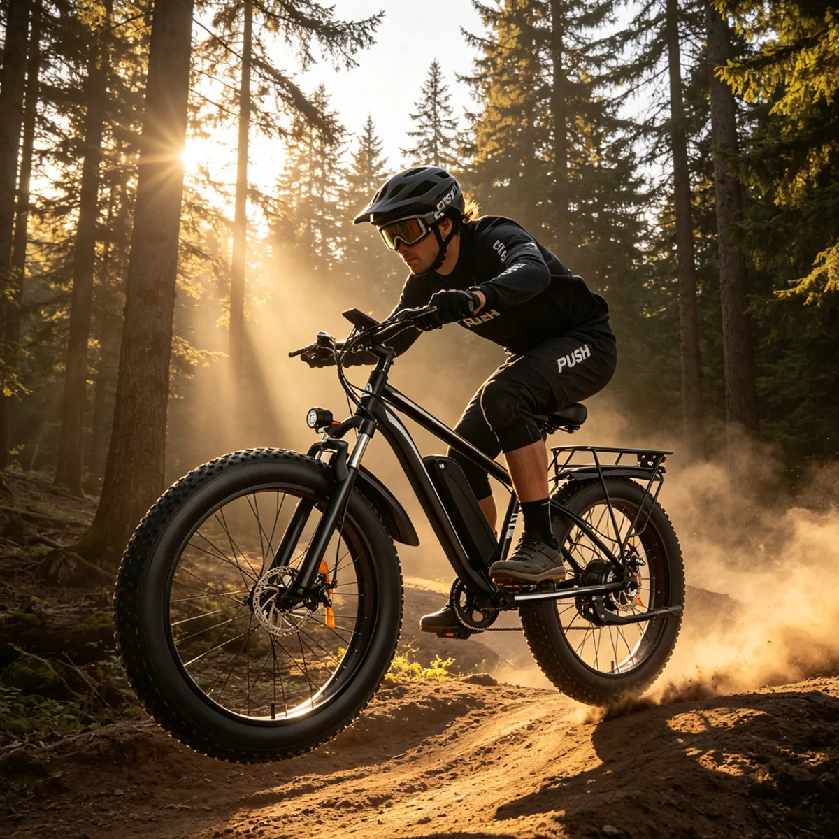 

Peak 1500W Electric Bike 48V 15Ah Battery 26" Fat Tire Ebike 32MPH High Speed Mountain Bicycle Off-Road Snow Bike for Adults