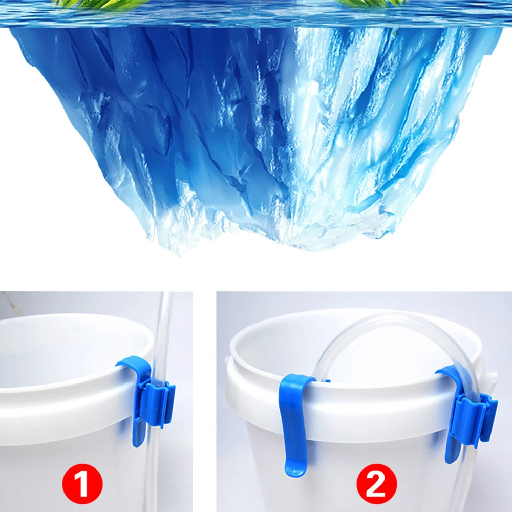 Aquarium Filtration Water Pipe Filter Hose Holder Home Brew Bucket Clip Pipe Syphon Tube Flow Control Beer Clamp Fish Tank Tools