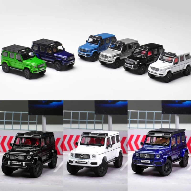 Kengfai 1:64 AMG G63 внедорожный внедорожник сплав модель автомобиля статическая коллекция украшенные праздничные подарки игрушки
