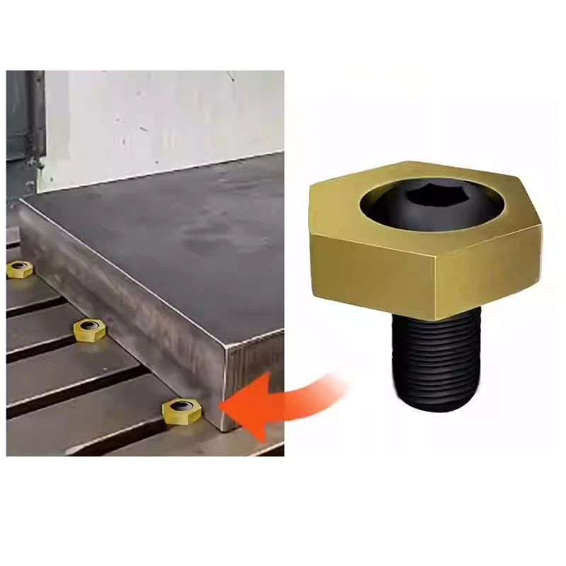 

6 шт., высококачественные зажимы для ОК, шестиугольное эксцентриковое крепление, якорный зажим из нержавеющей стали с гайкой для удерживающей резьбы