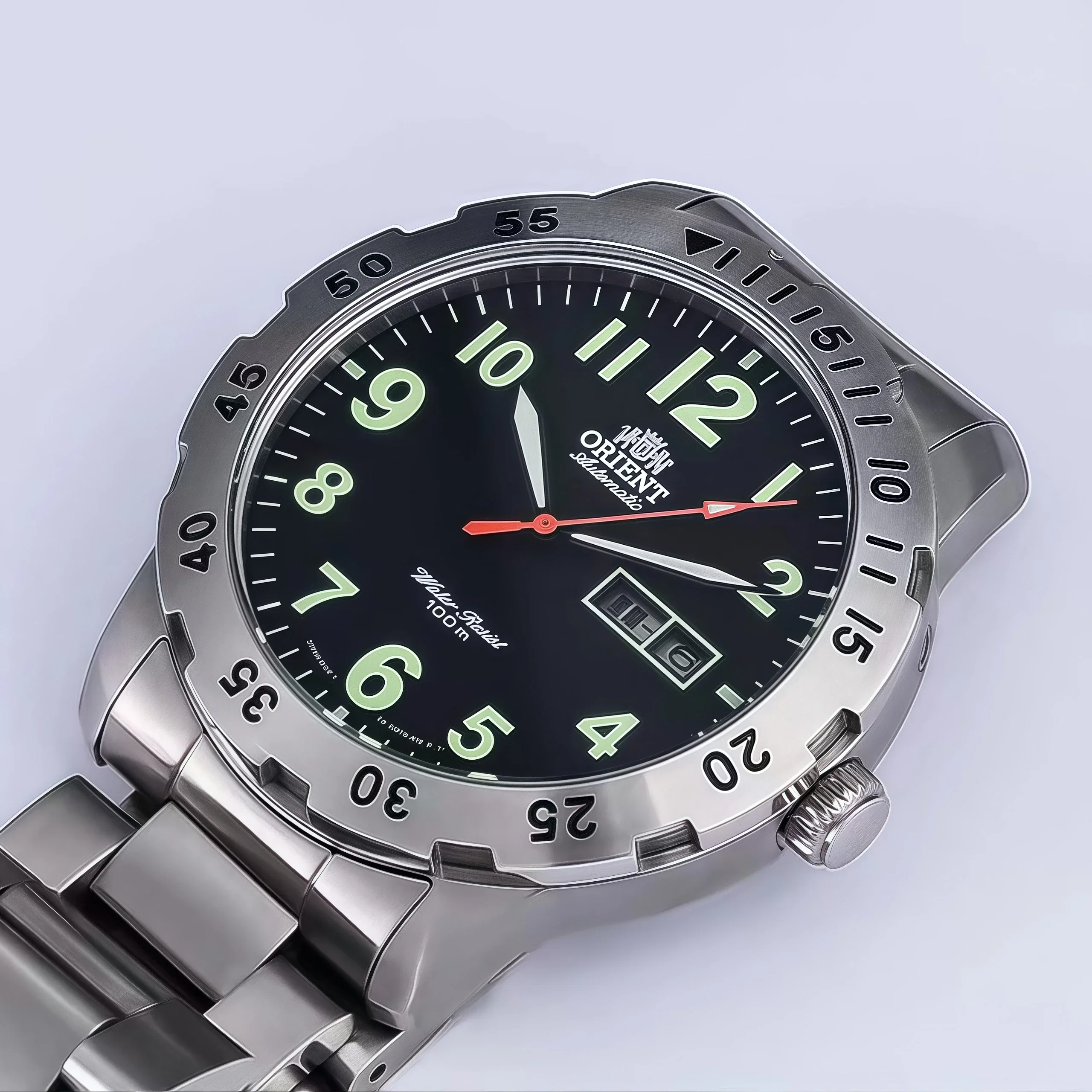 118A Store Men's Women's Automatic Universal Mechanical Watch Stainless Steel Strap Fully Functional Waterproof Orient Watch view 5