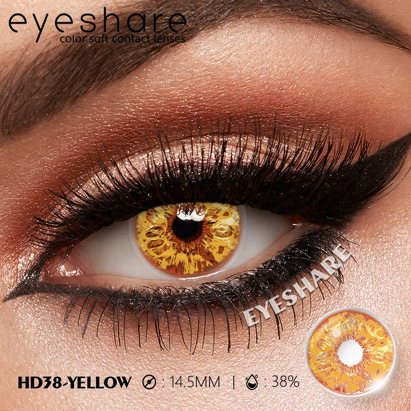 EYESHARE 1 Paar weiße farbige Kontaktlinsen für Cosplay, rote Kontaktlinsen, Anime-schwarze Augenlinsen, Halloween-Schönheits-Make-up-Linsen – Detail 13