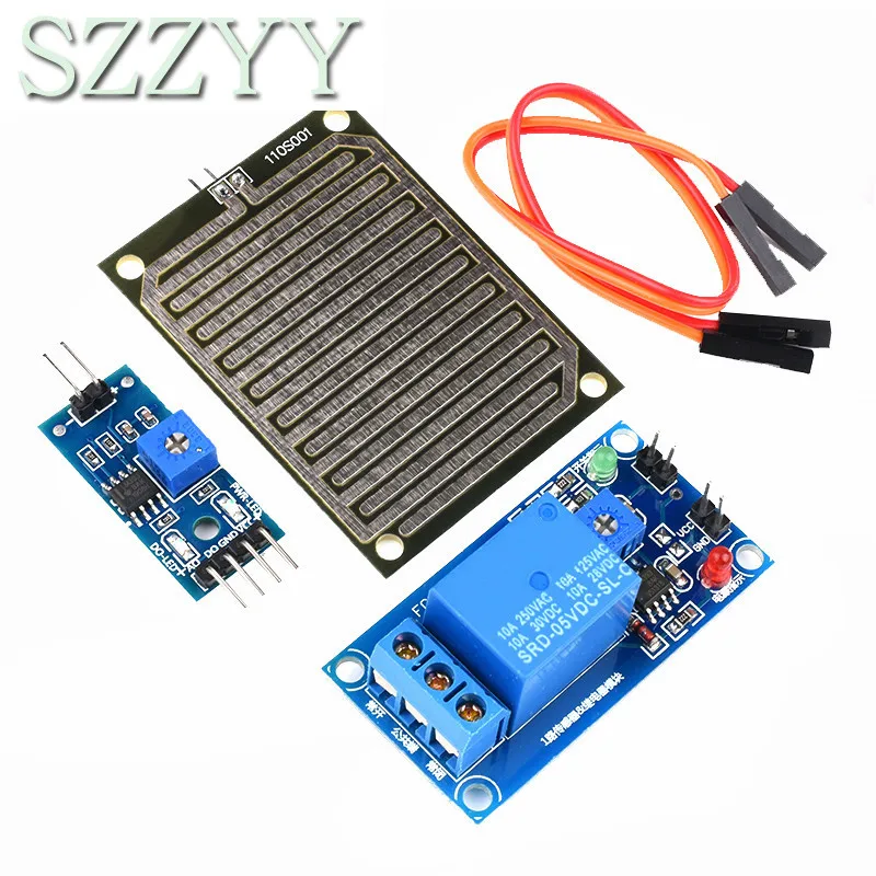 Snow Raindrops Detection Sensor Module Rain Weather Module Humidity For Arduino Relay Control Module Rain water sensor module