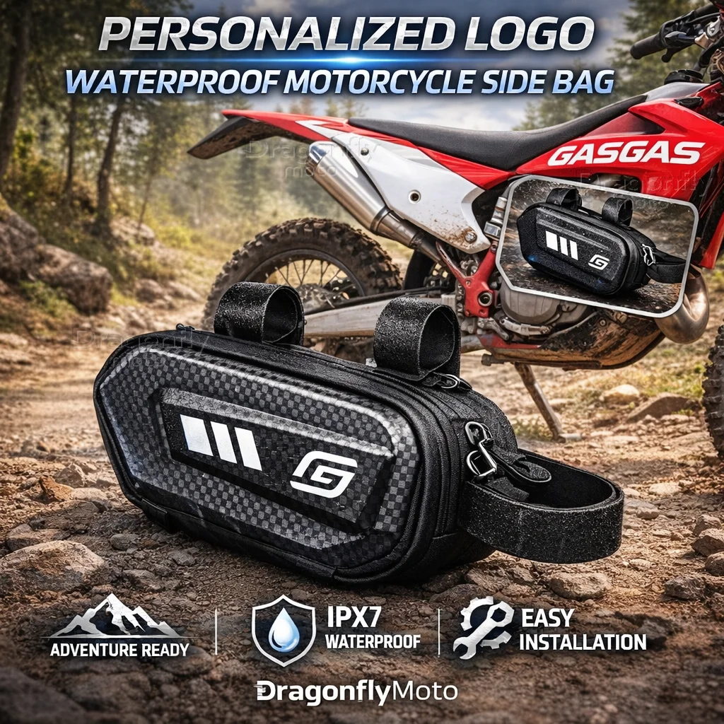 

Боковая сумка для мотоцикла Gas EC300 250 120ECEX MC TXT с индивидуальным логотипом, водонепроницаемая, жесткий корпус, седельная сумка