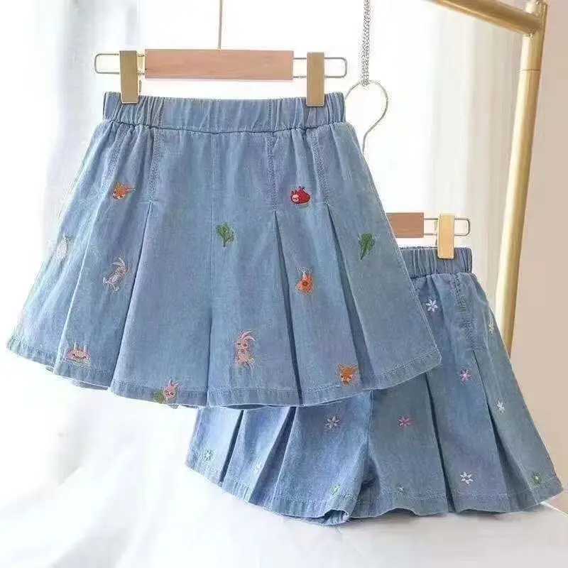

Girls' Skirts and Pants, Spring and Summer New Styles, Children's Summer Clothes, Versatile Girls' Skirts and Pants