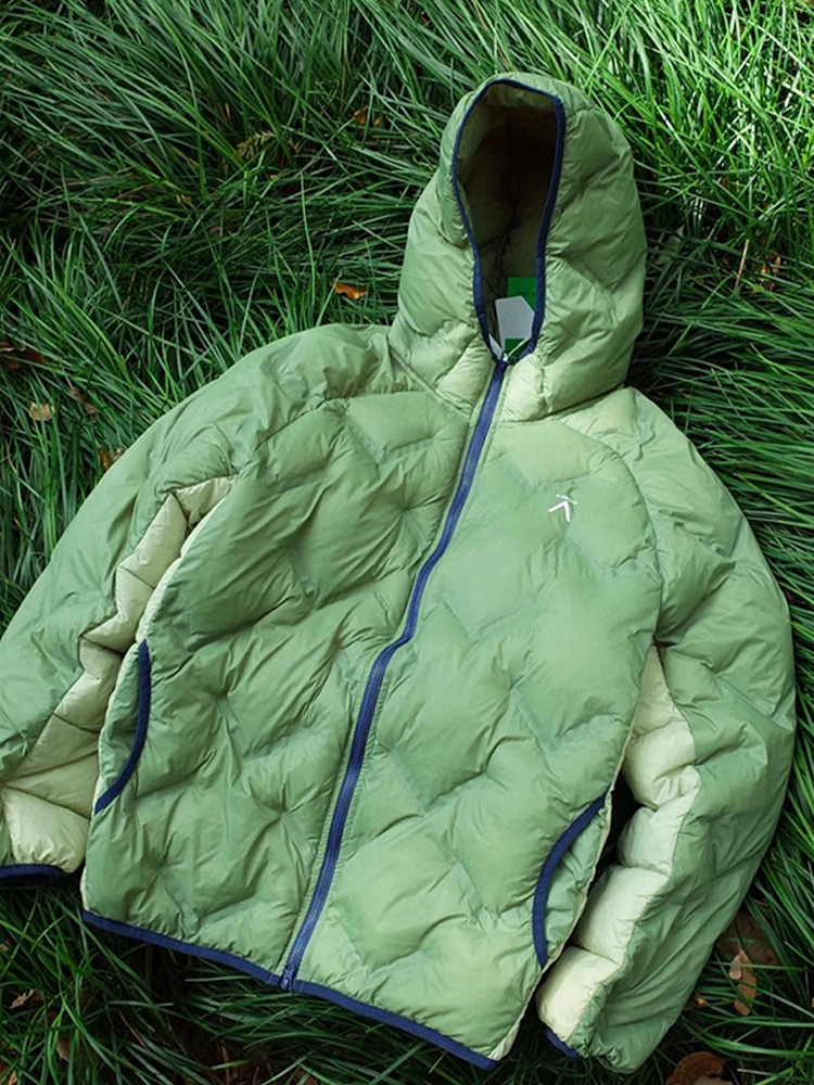 

Мужская утепленная хлопковая куртка с капюшоном для активного отдыха, повседневная теплая зимняя куртка, легкая стеганая куртка с хлопковым наполнителем для защиты от холода