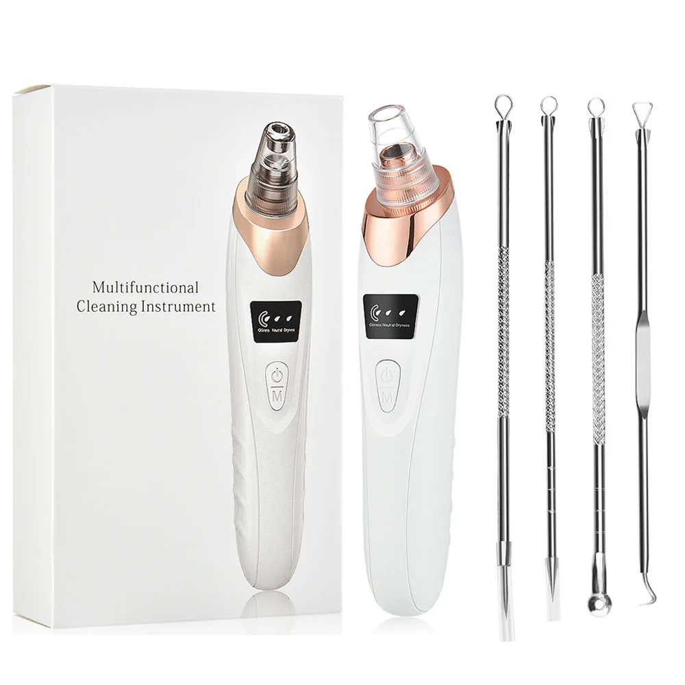 Blackhead Remover จมูก T Zone Pore สูญญากาศสิวสิวเสี้ยนกําจัดเครื่องมือดูดสูญญากาศ Facial Diamond Dermabrasion เครื่องทําความสะอาดใบหน้า