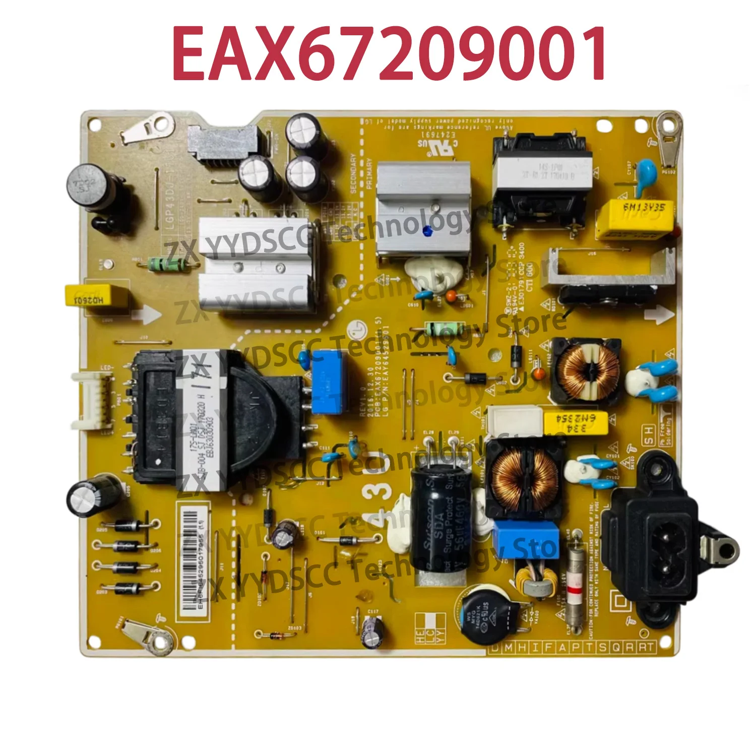 

EAX67209001 LGP43DJ-17U1 Оригинальная плата питания для телевизора 43LG63CJ-CA EAX67209001(1.5)