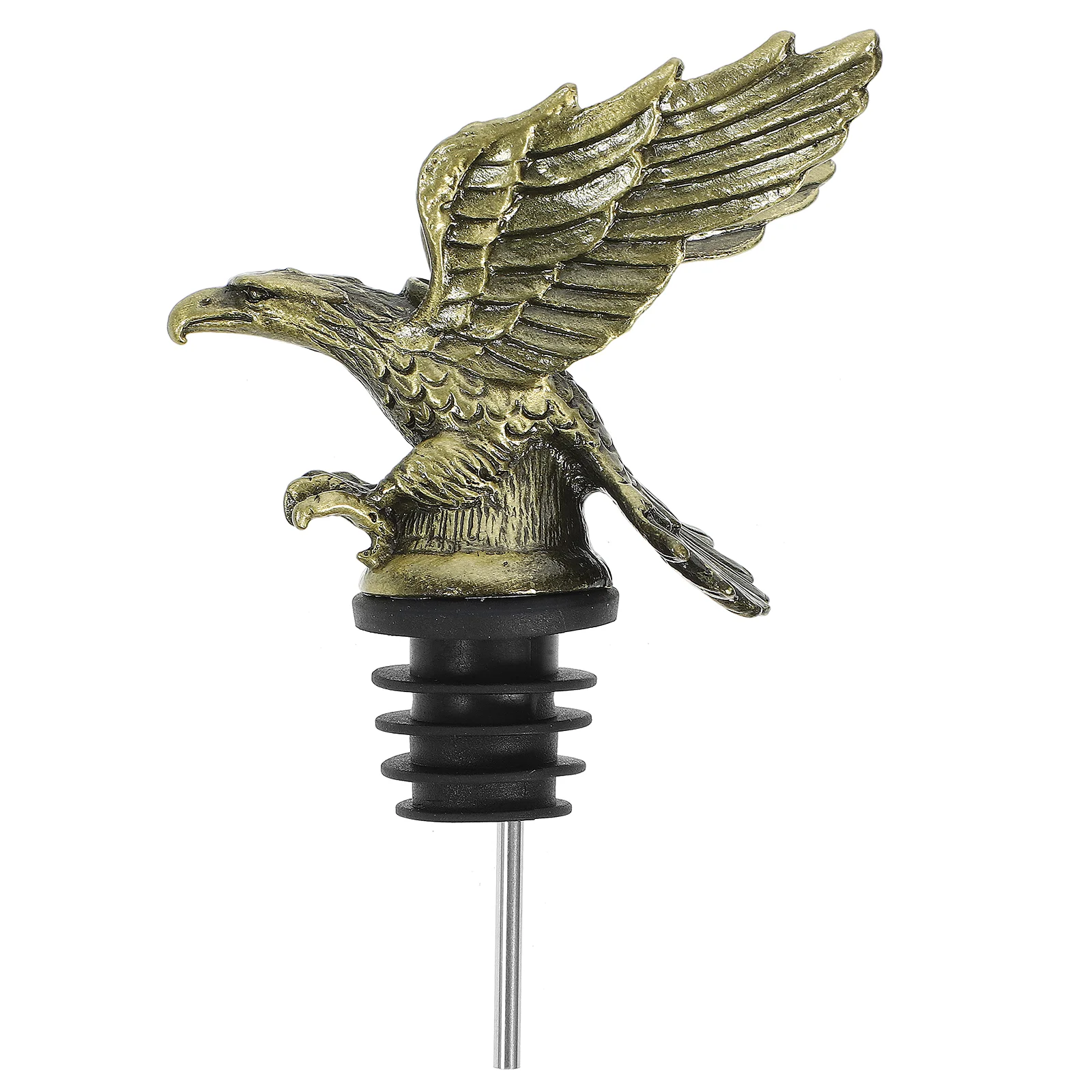 

Pourer Pump Mug Touchless Drink Dispenser Bottle Spout Stopper Cork Pouring Tool Eagle Modeling Shaped Metal Delicate