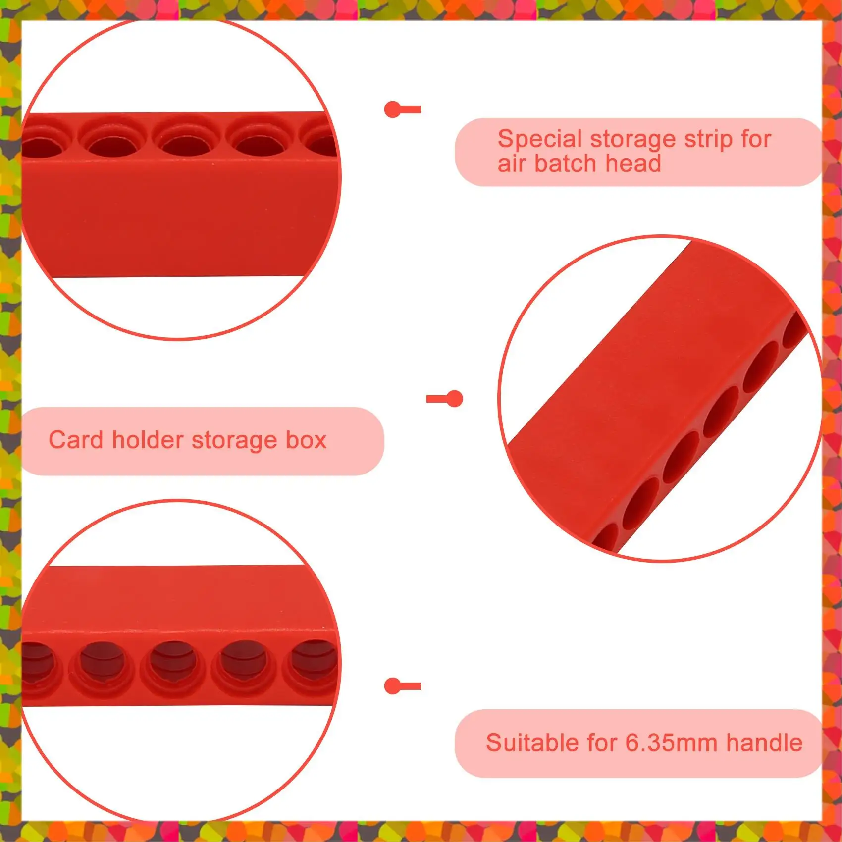 

Promotion! 10Pcs 12-Hole Screwdriver Bit Holder Base Storage Case Hex Bit Organizer