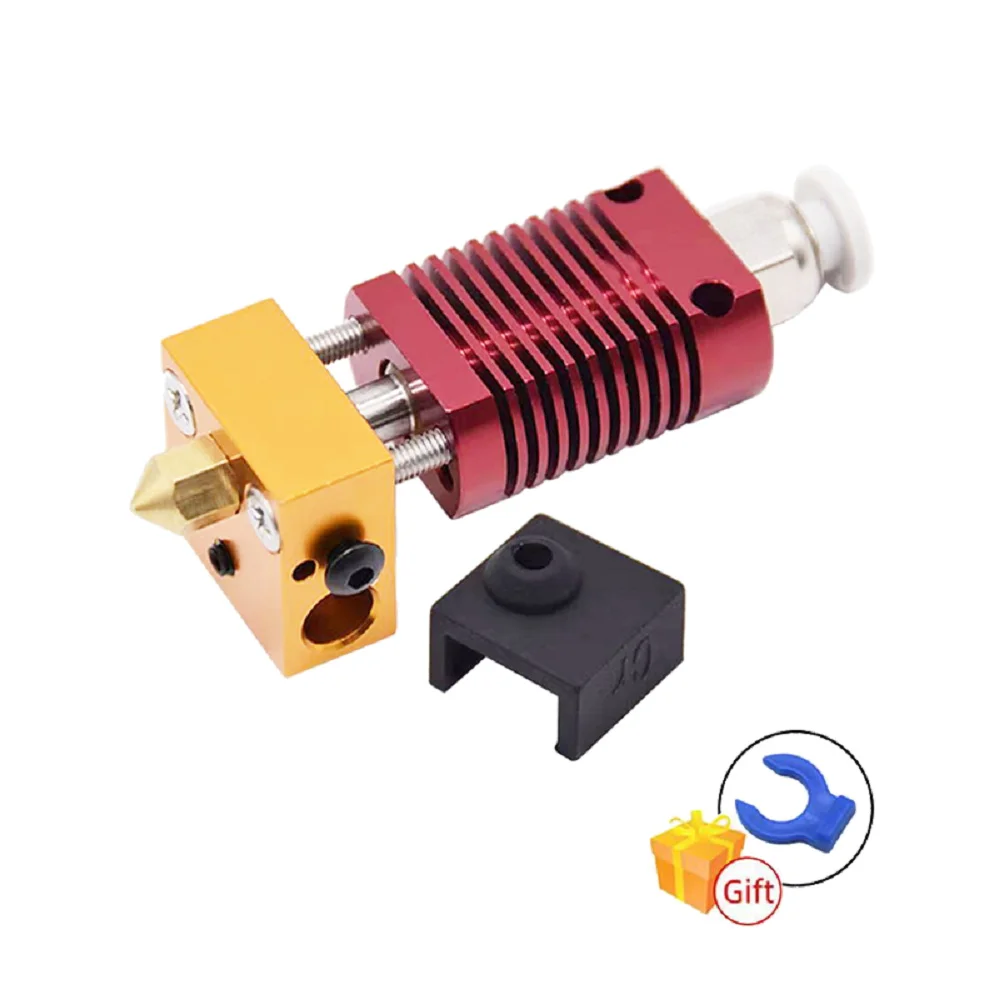 Mk8 Geassembleerde Extruder Hot End Kit Voor Ender 3 Cr10 Printer 1.75Mm 0.4Mm Mondstuk Aluminium Verwarmingsblok 3d Printer Accessoires