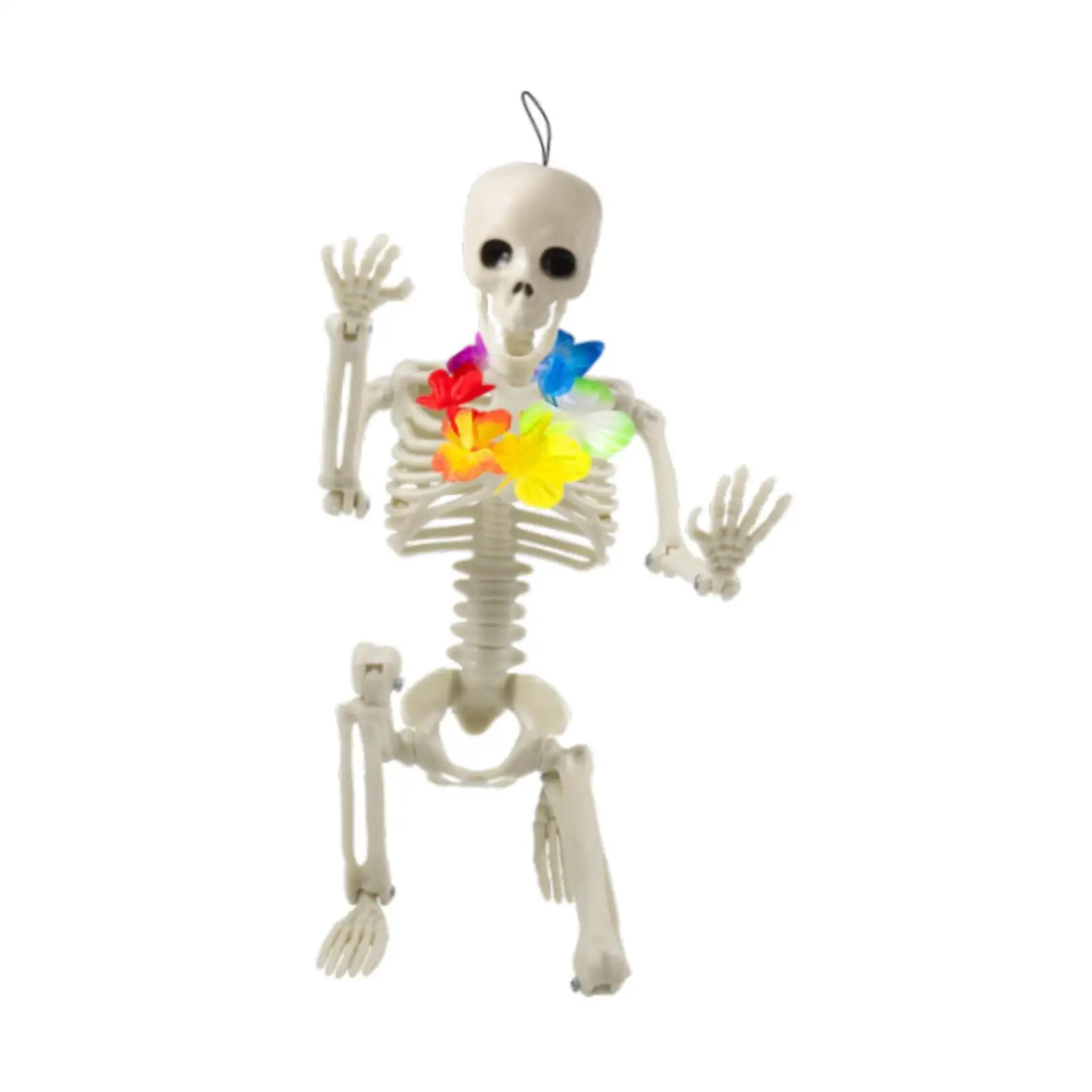 Halloween Skeleton Decoration Posable Full Body Skeleton for Patio Graveyard Decor Haunted Houses Outdoor and Indoor Yard