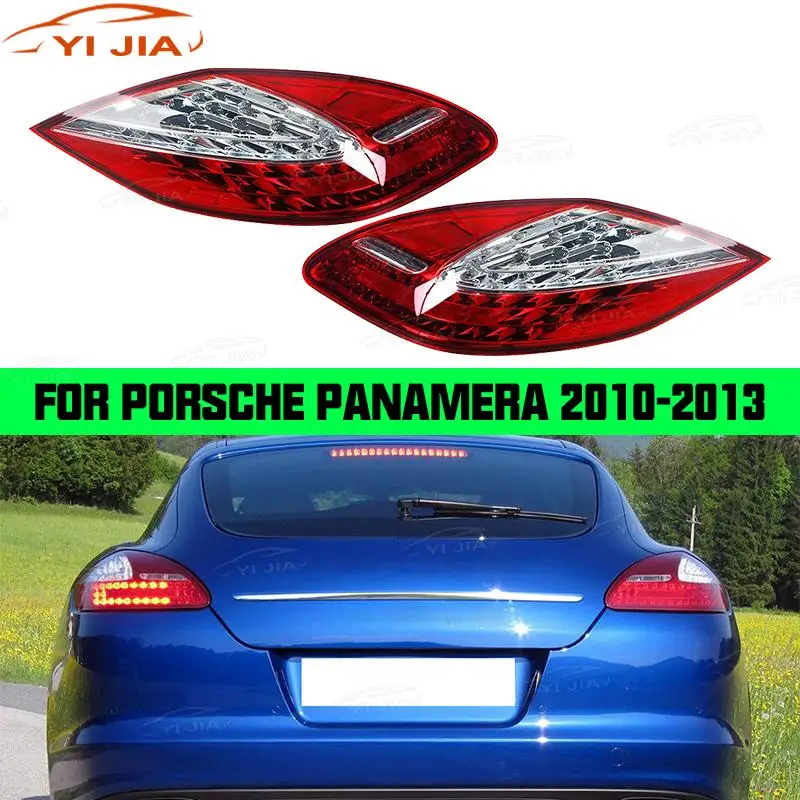 

LED Car Tail Light Assembly For Porsche Panamera 2010 2011 2012 2013 LED Rear Tail Ligh 97063141605 97063141604 Brake Fog Lamp