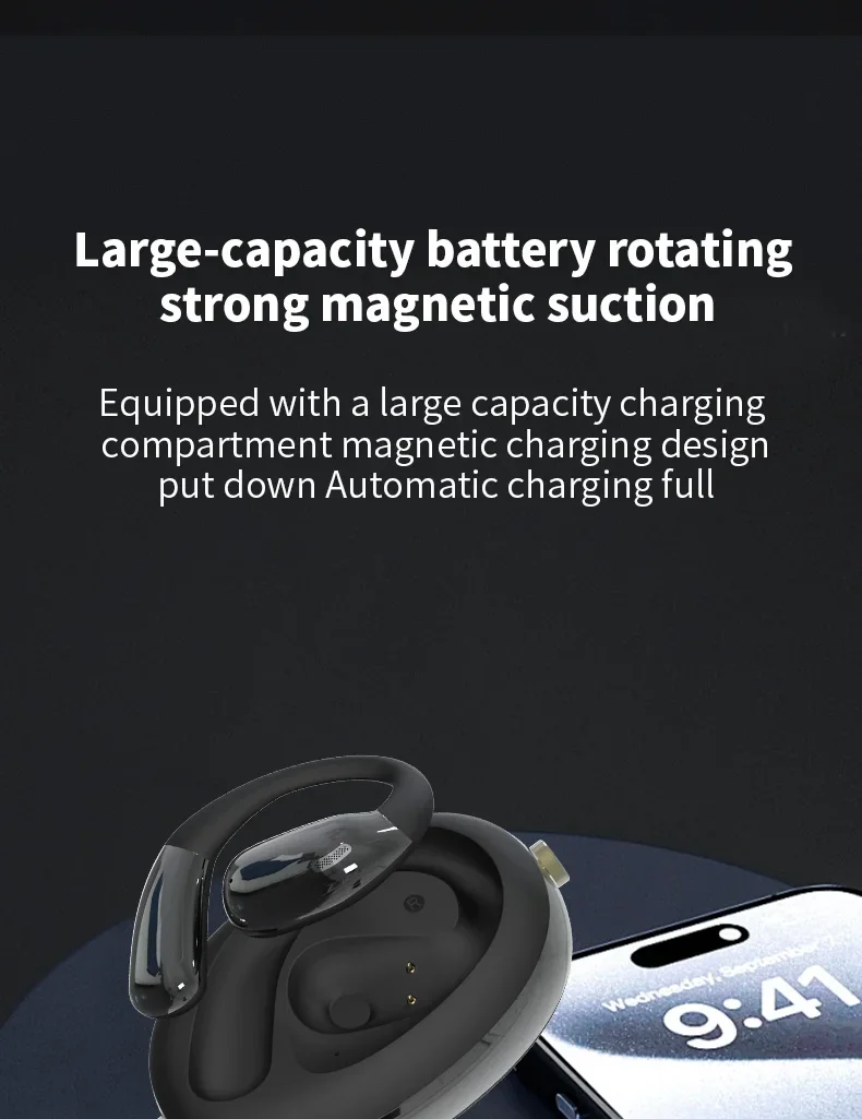 

A60 Bluetooth-наушники, беспроводные, с шумоподавлением, вращающиеся, подвесные, легкие