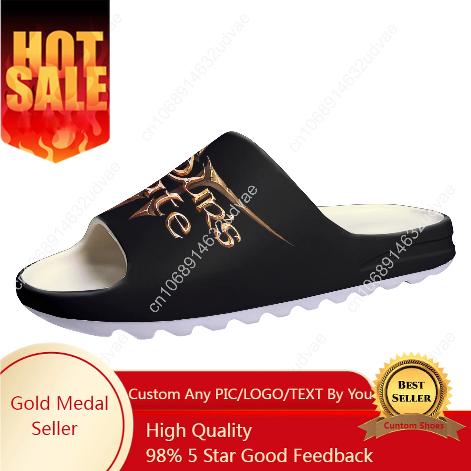 

Baldur's Gate Custom Made Soft Sole Sllipers Home Clogs Step On Water Shoes Mens Womens Teenager Bathroom Beach Step In Slliper