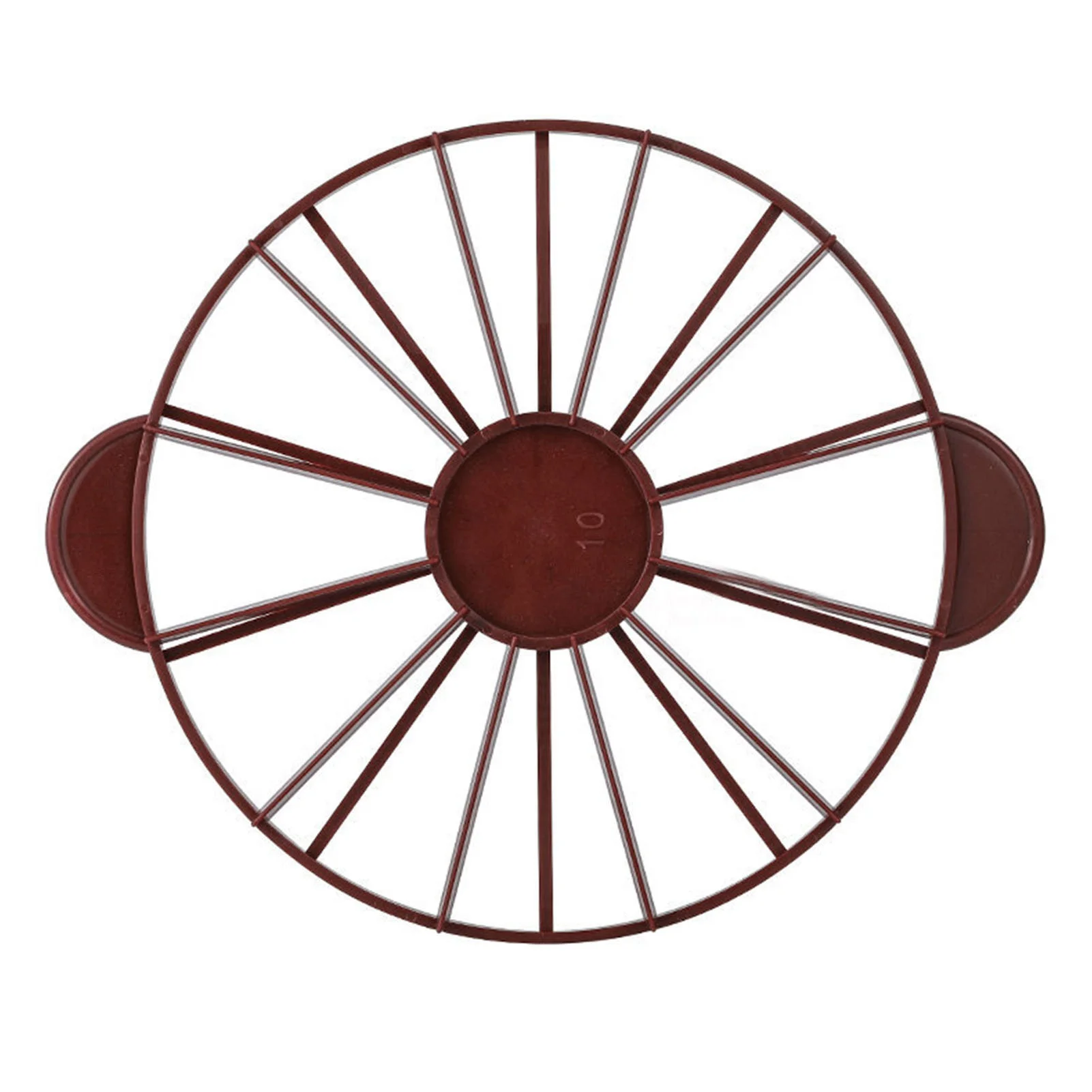 Food Grade Round Cake Slice Marker Equal Portion Cutter Bread Divider Baking Tool Dark Red Brown 126g/4.4oz（280） 126g 4.4oz