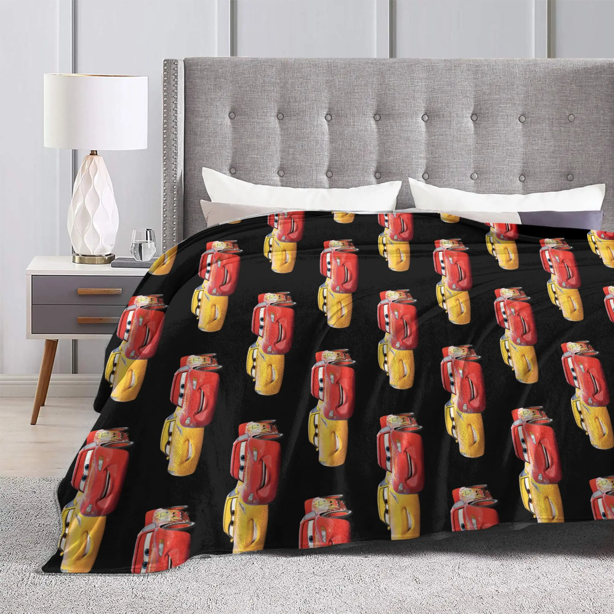 سيارات 3 البرق ماكوين وكروز راميريز الفانيلا البطانيات موضة رمي بطانية للمنزل 150*125 سنتيمتر أفخم رقيقة لحاف