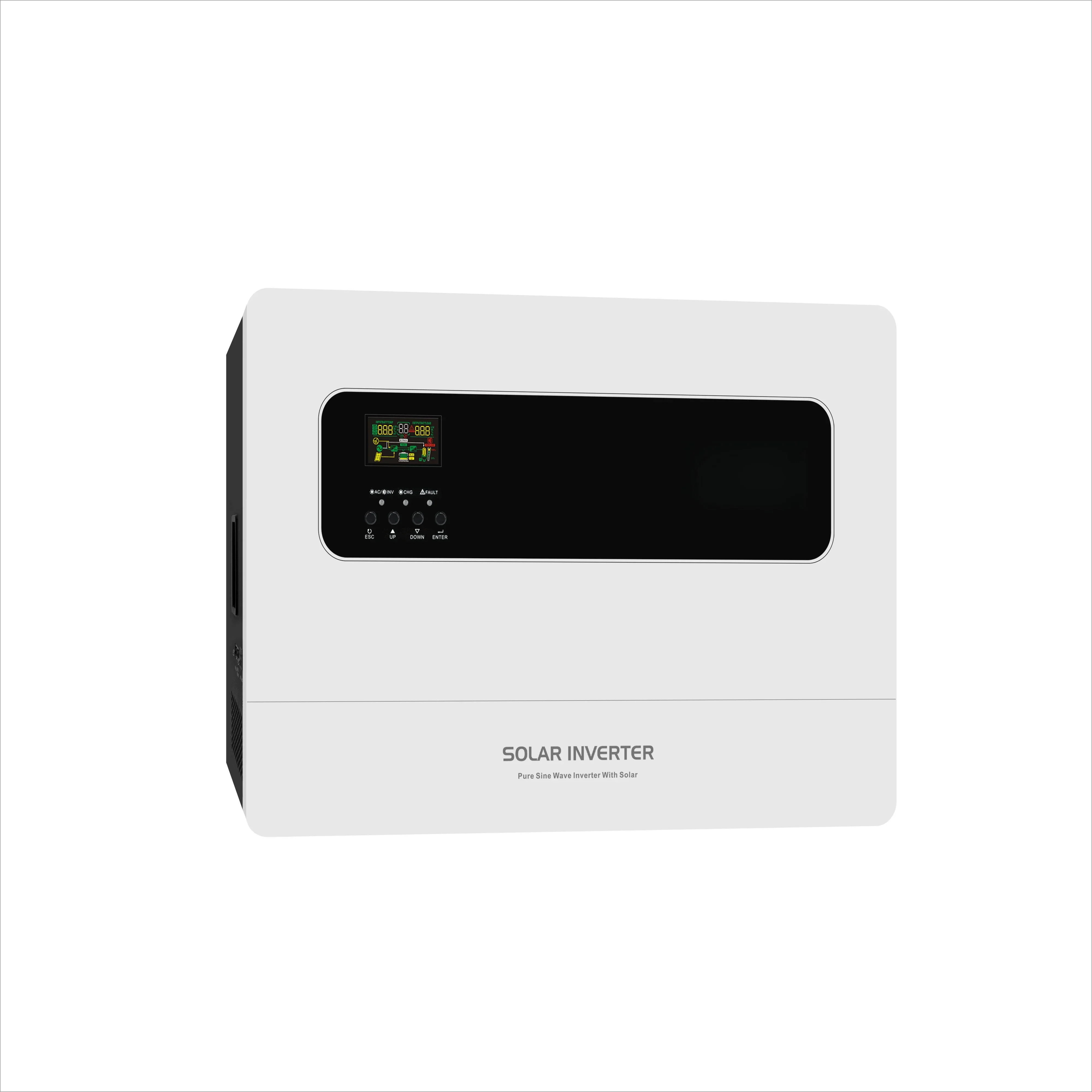 

250VDC High PV Voltage 5Kw 5000W Low Frequency Off Grid Solar Storage Inverter 110vac or 220vac Built-in Toroidal Transformer