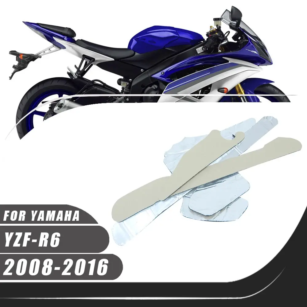 

Motorcycle Accessories Pre-Cut Belly Fairing Heat Shield Mat Insulation Protection For 2008-2016 YAMAHA YZF-R6 YZF R6 2015 2014