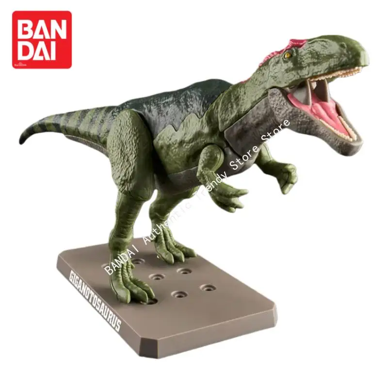 In Stock Original 100% Genuine Bandai Plastic Giganotosaurus Contains Skeleton Fossils Assembly Toys Collection Doll Gift Model