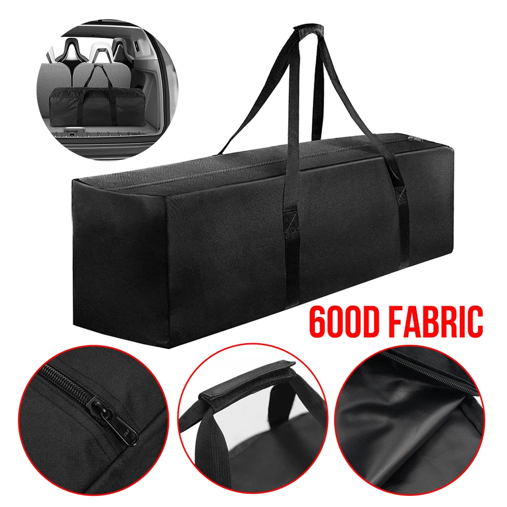 Black Car Trunk Organizer Storage Luggage Travel Sports Equipment Bag Sports Equipment Storage Bag 600D Oxford Cloth