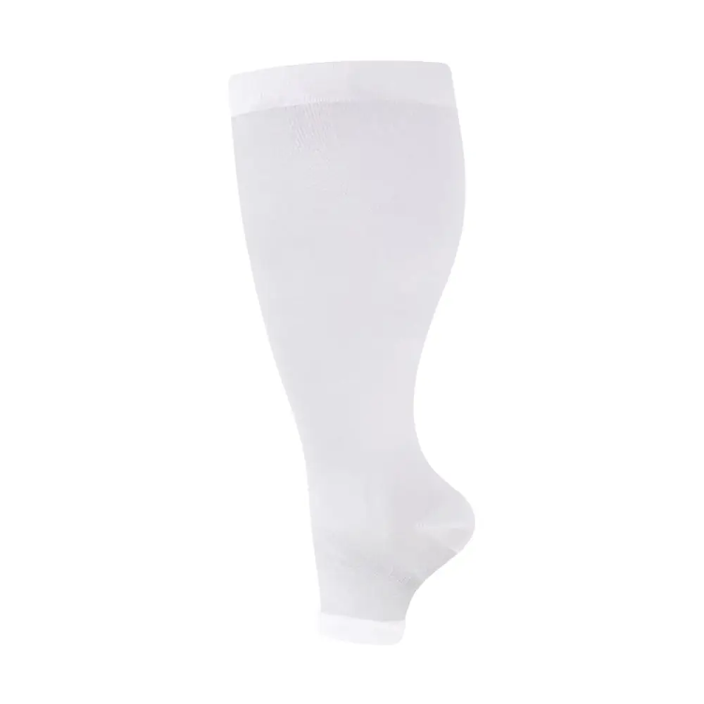 Plus Size Athletic Compression Socks For Men Women Running Gym Fitness Long Calf Support Breathable Nylon Stockings