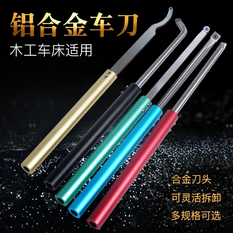 exquisite craftsmanship Handheld Woodworking Turning Tool Discarded Wood Rotary Turning Tool Quick Change Aluminum Alloy