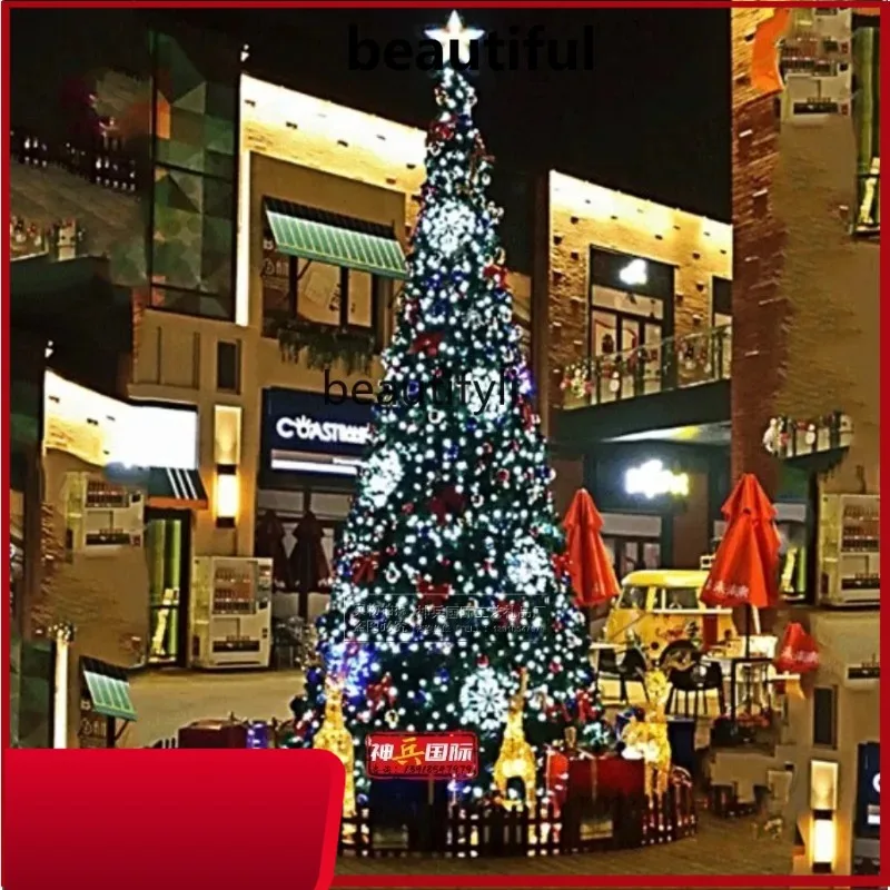 

Outdoor Large Christmas Tree 4/5/6/7/8/10ft Christmas Mall Hotel Indoor Luxury Decoration H