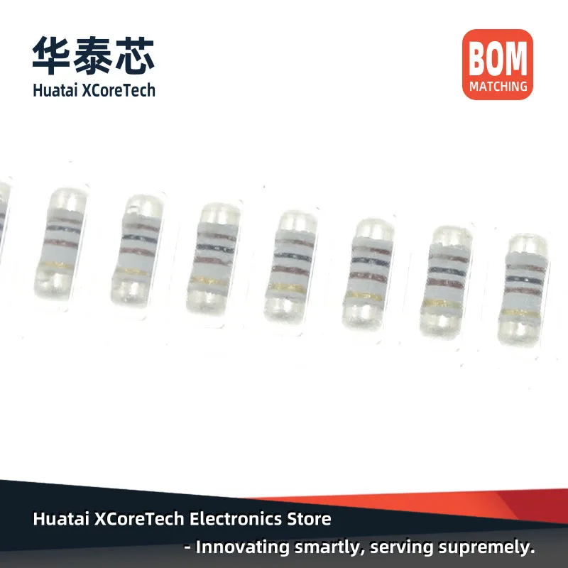 100 PCS SMD MELF Fusível Wirewound Resistores de Precisão (KNP) 0,5 W (1/2 W) 0207 5% 1Ω 2,2Ω 4,7Ω 5,1Ω 10Ω 15Ω 20Ω 22Ω 33Ω 47Ω 100Ω