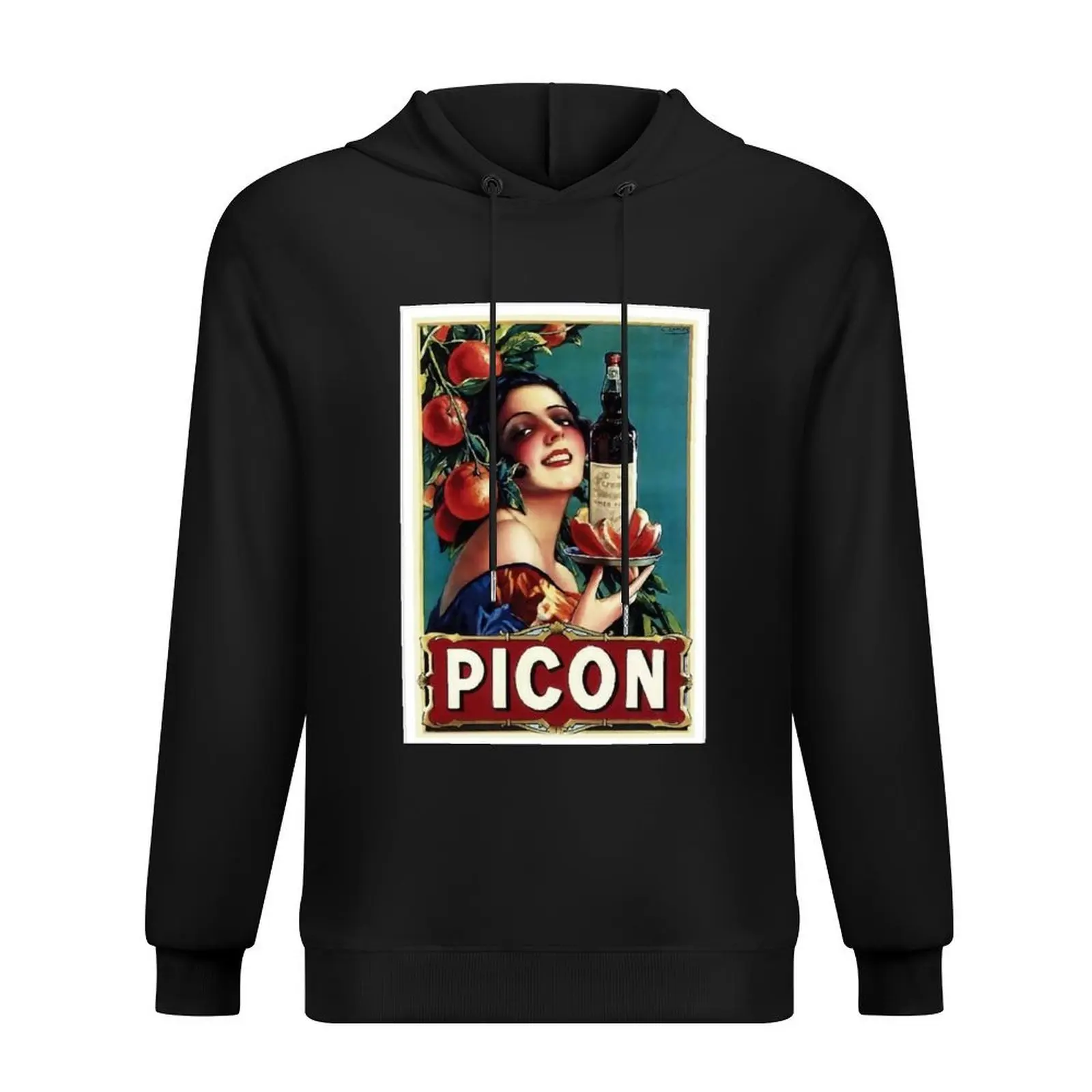 Vintage Pub-Picon, bebida alcohólica Sudadera con capucha ropa coreana ropa masculina suéter de invierno para hombre ropa coreana de otoño Sudadera con capucha