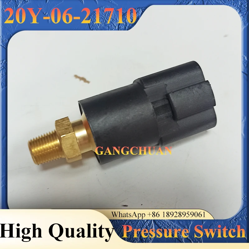 Interruptor del sensor de presión 20Y-06-21710 para repuestos de excavadora PC200-6 PC400-7