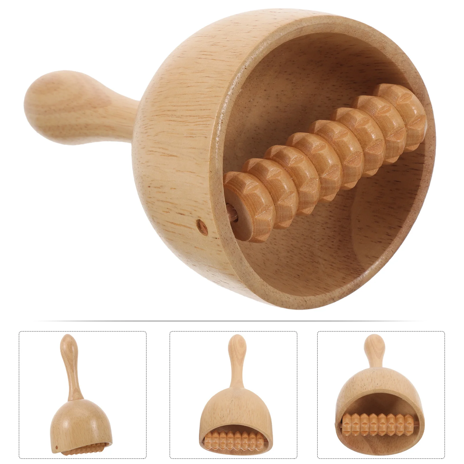 

Scraping Massager Wooden Cup-Shaped Massage Tool for Muscle Relaxation Portable Cupping Therapy Device for Home Office Use
