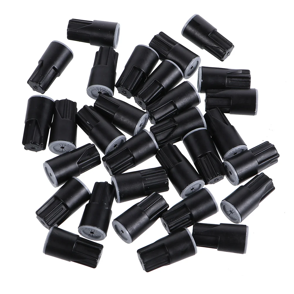 

50pcs Wire Connector 0.93x0.47inch Black Landscape Waterproof Connectors for Led Lighting Irrigation Valve Outdoor Speakers