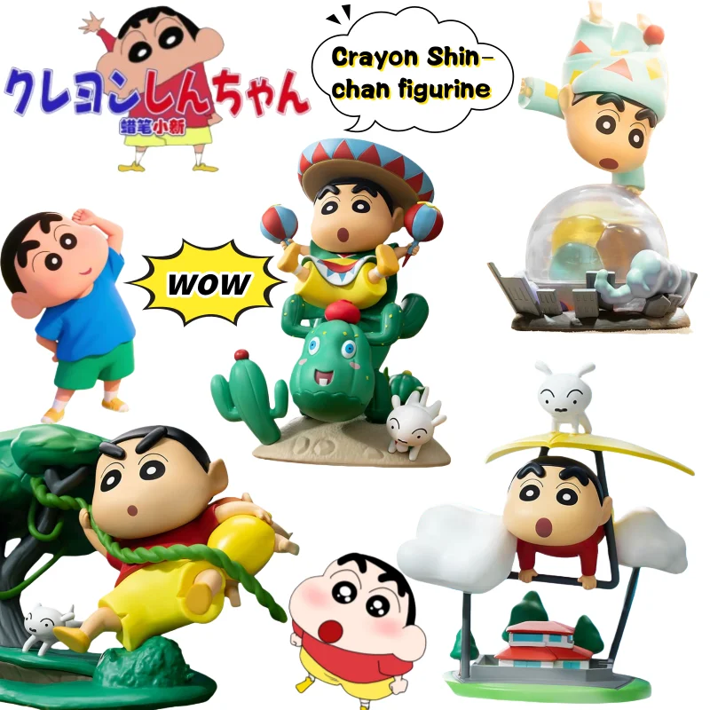 

Фигурка Крейдона Шин-чана Ногары Широ в стиле Q-версии, высококачественная аниме-модель для самостоятельной сборки, креативный декор для автомобиля и рабочего стола, подарок