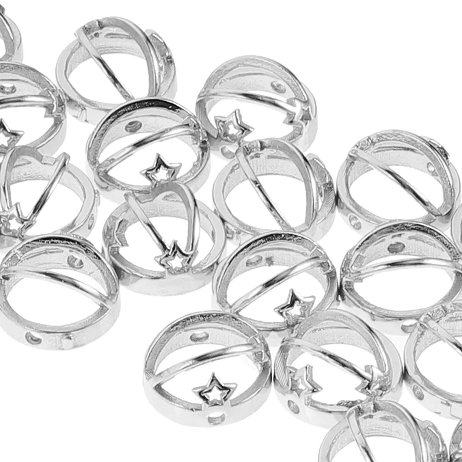 50Pcs Eye-Catching Pentagram Charms Earring Beads Jewelry Making Supplies Craft Projects Earring Making Charms