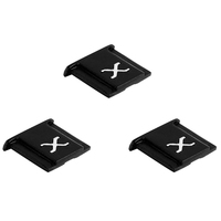 3X Suitable For Fuji X-T4 X-T3 X-T2 X-T30 X-T20 X-E3 X-E2 X-PRO3 X-PRO2 X30 X10 Hot Shoe Embedded Flash Hot Shoe Black