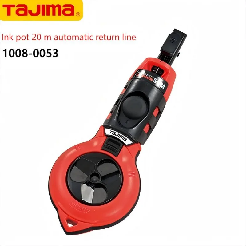 TAJIMA 1008-0053 PS-SUM automatic woodworking ink pen Inkwell 20 m automatic return line chalk line scribe for narrow spaces