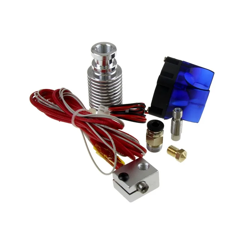 3D Printer Accessories, Metal Extrusion Head E3D-V6 Extruder Nozzle Far and Near Range