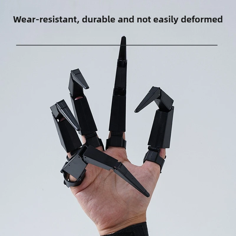 قفازات الهالوين أصابع نشطة مخلب العنكبوت السرعوف مخلب الدعائم الطرف امرأة رجل كوميك كون الأسود لعب الأدوار الرعب كول بوي فتاة