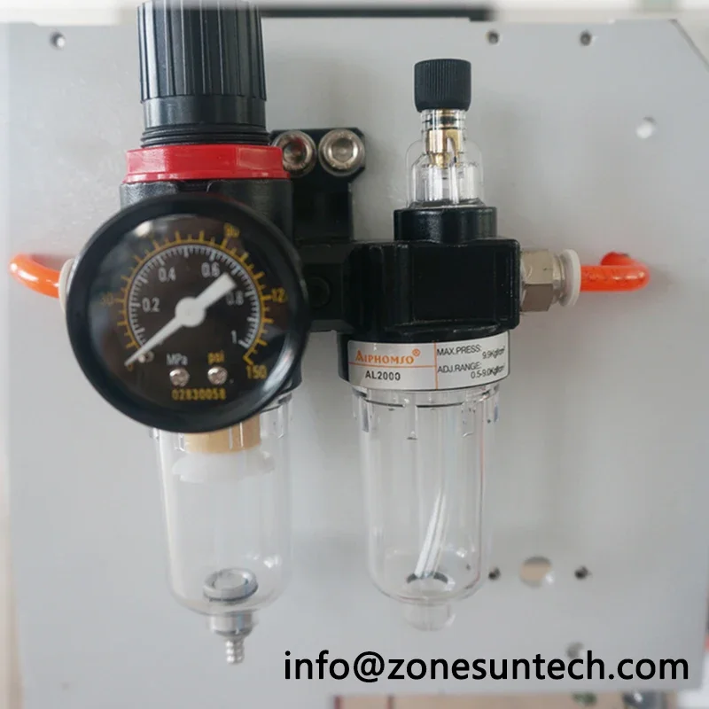 ZONESUN ZY-RM2-DP طابعة رموز الاتصال الهوائية التلقائي شعار جلدي الساخن ختم آلة النقش آلة الصحافة الحرارة #3