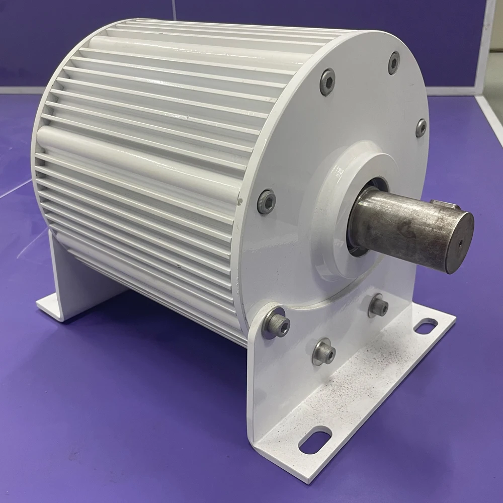 5KW 8KW 10KW Low Speed Permanent Magnet Generator 48V 96V 110V 220V 240V 380V 3 Phase AC Alternators Use For Motor Drive