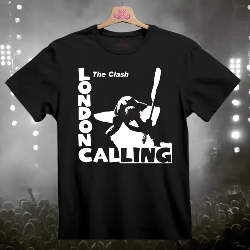 The Clash London Calling Punk Rock Band T Shirt Black S 3Xl