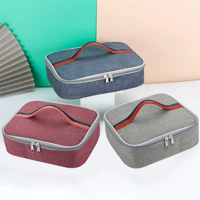 Insulated Lunch Bag Thermal Bag Fashion Beer Bags For Children Large Capacity Picnic Drink Lunchbox Portable Office Food Bags