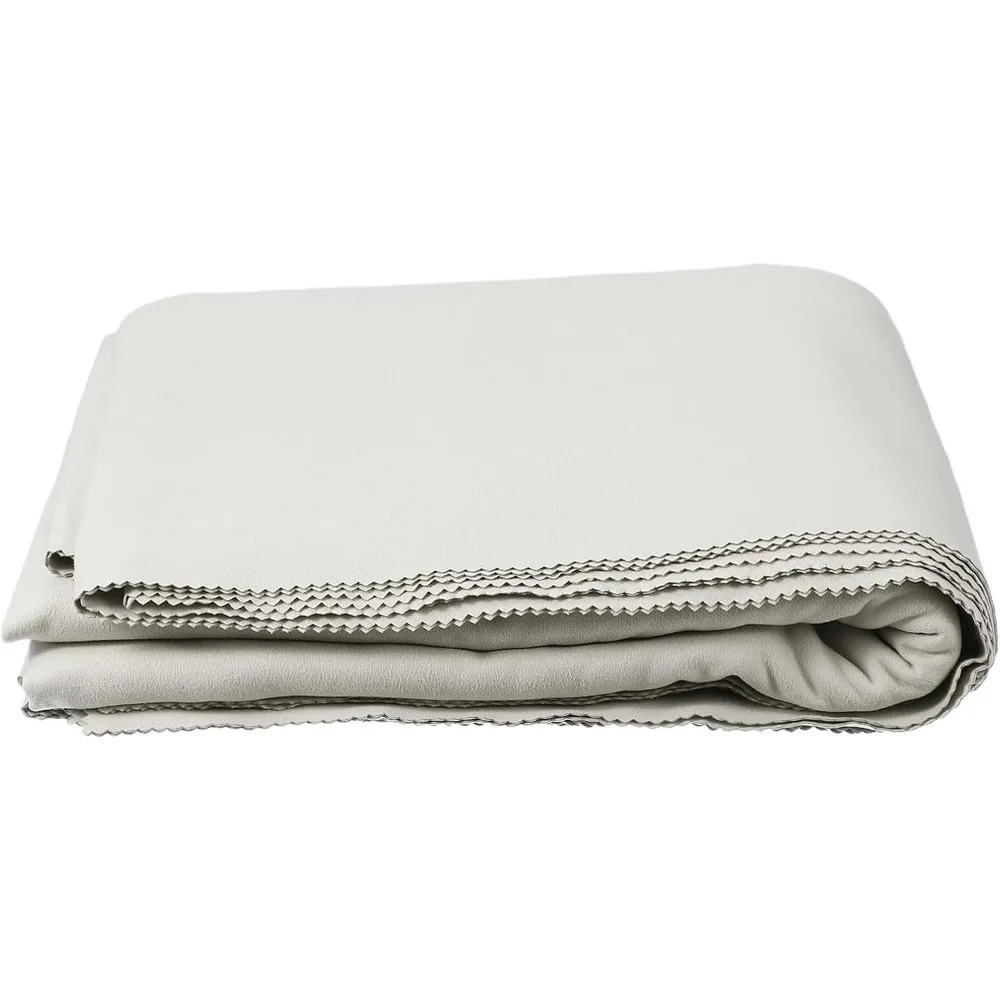 

Anti-Tarnish Silver Cloth 2Pcs 6.6x3.3ft Gray for Jewelry Flatware Polishing Storage