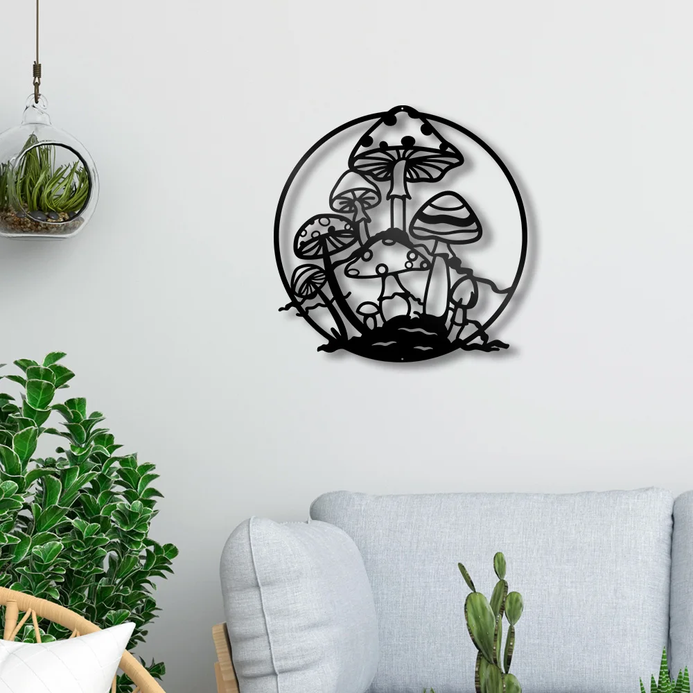 Mushroom Metal Wall… - image